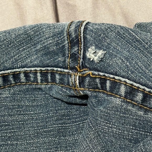 Warehouse One Size 29 Boot Cut Blue Jeans - Picture 6 of 6